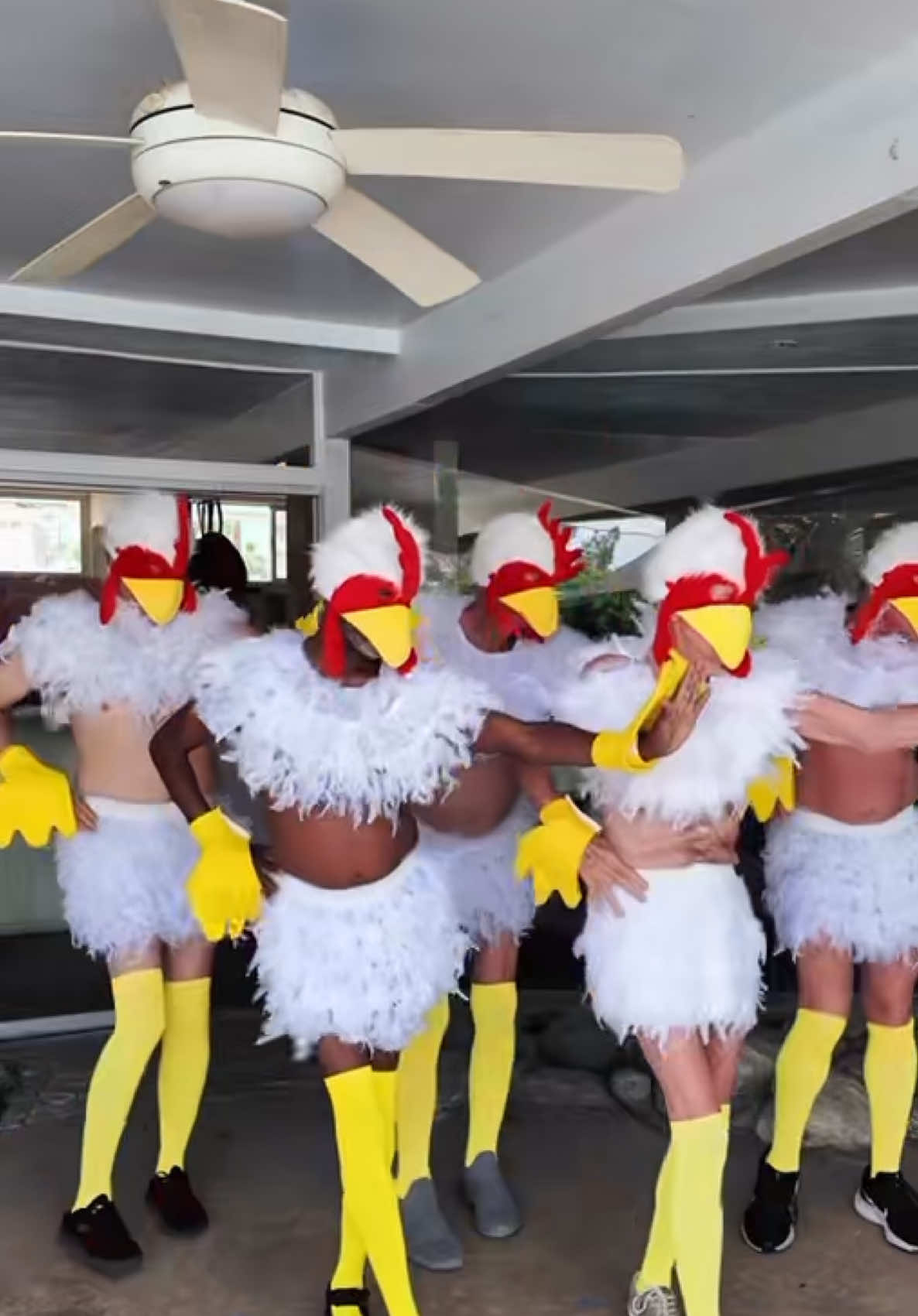 A post by @oldgays on TikTok caption: Chicken 🐔 Banana 🍌 