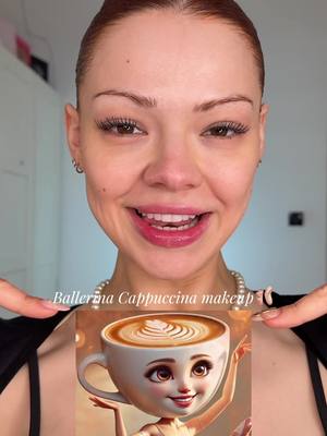 A post by @mimiermakeup on TikTok caption: it had to be done🩰 tutorial  @Mirta Miler #ballerinacapuccina #fyp 