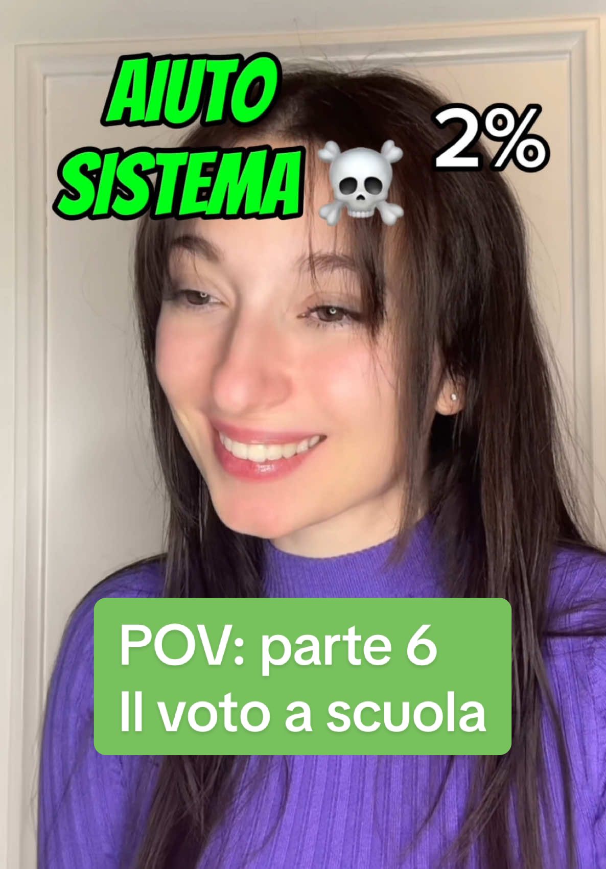 A post by @ludovica_frati on TikTok caption: Risposta a @✨❤️Aury_ultimolover❤️✨ #MaestriDelPov PARTE 6 vivi in una società dove vige la perfezione,un voto sotto al 7 porta a delle conseguenz