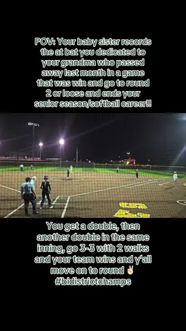 A post by @mamamolinadesigns on TikTok caption: #seniorszn #softball #varsitysoftball #playoffszn #finishstrong #babysister #mysenior 