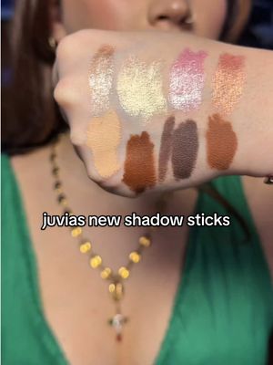 A post by @evaamarieee_ on TikTok caption: LIKE BUTTER….  @Juvia’s Place New Nubian Eyeshadow Sticks & Egyptian Eyeliners get a 10/10 from me 😮‍💨😍 #fyp #juviasplace #juviasplacenubianmakeup 