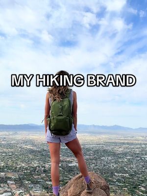 A post by @theashleybell on TikTok caption: My hiking brand @Eyosbrand is launching TOMORROW SUNDAY 4.27 at 4pm EST 