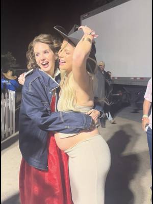 A post by @maycineeley on TikTok caption: Met our favorite @Lana Del Rey turns out she loves SLOMW😏😍 @stagecoach 