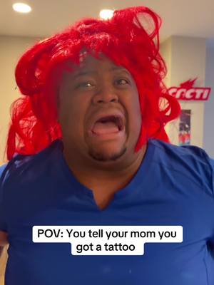 A post by @suburban_prince on TikTok caption: POV: you tell your mom you got a tattoo 