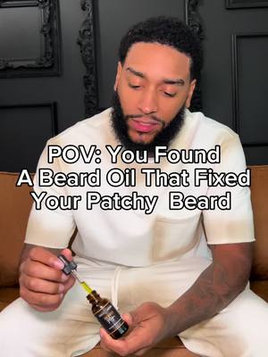 A post by @baskandlatherco on TikTok caption: Put that Scalp Stimulator down and grab you some of our Beard Magic! Fellas, no need to walk around with a patchy beard with our lightweight Beard Magic oil for thicker, fuller beards.  #thickerhairgrowth #beardgrowth #baskandlatherco #fyp #tiktokshop #healthyhair 