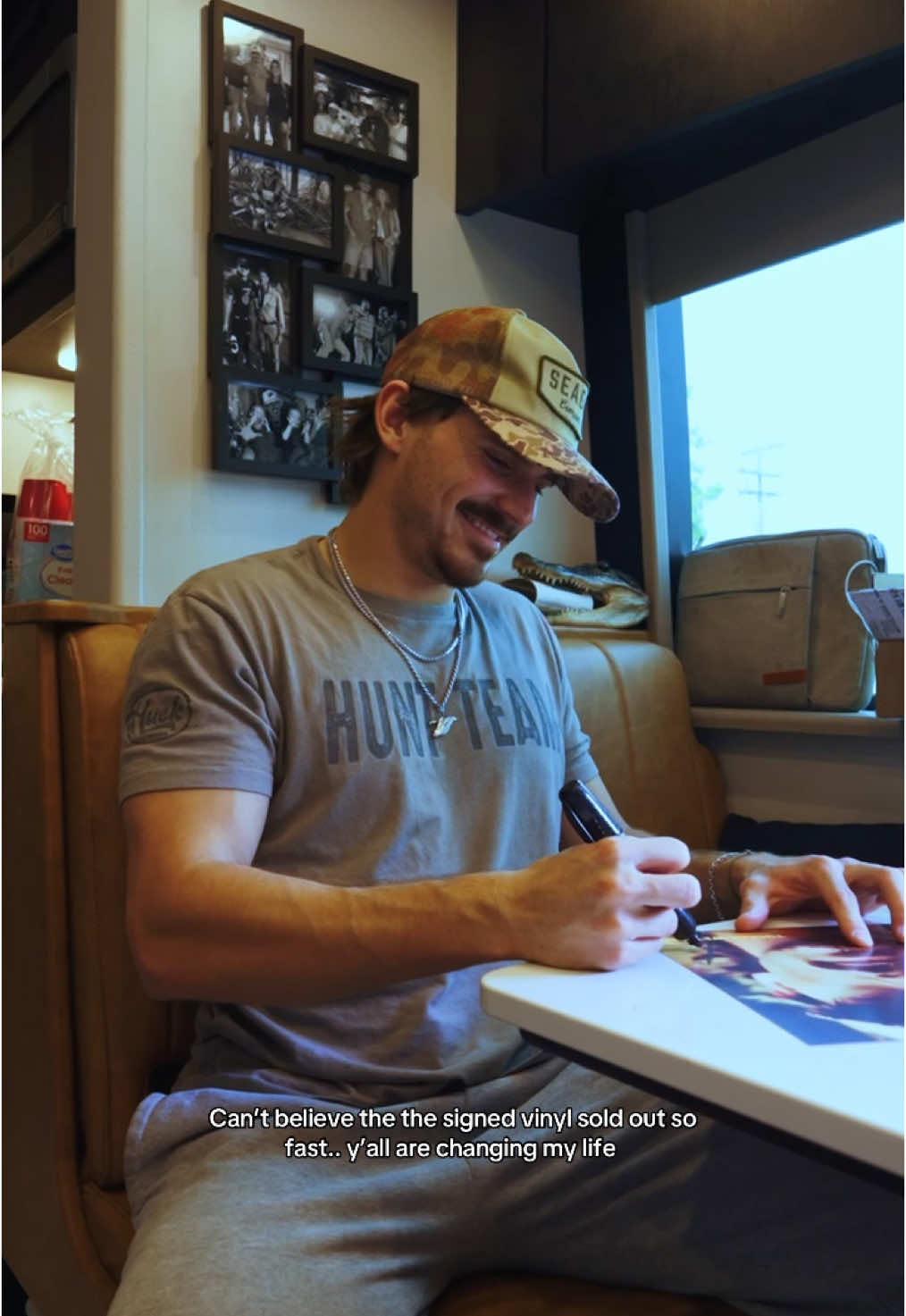 A post by @tuckerwetmore on TikTok caption: More available on my website site now!!! 48 hours only #newmusic #vinyl 