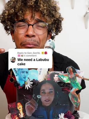 A post by @everythingjustbaked on TikTok caption: Replying to @Gen_Gen16. 🌼🌺🌸🪷 I still don’t know what a Labubu is😭😭 #cake #cakedecorating 
