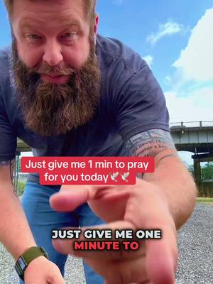 A post by @holybeardz on TikTok caption: All I ask is for 1 min to pray for you today🕊️#pray #praying #holyspirit #fyp #holyghost #needprayers #fypシ #prayed #bedtimeprayer 