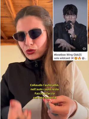 A post by @evareareal on TikTok caption: Trip sul beat(box) con @WING e il maestro Caparezza 😜🎵 #caparezza #rap #rapitaliano #beatbox #rapwoman 