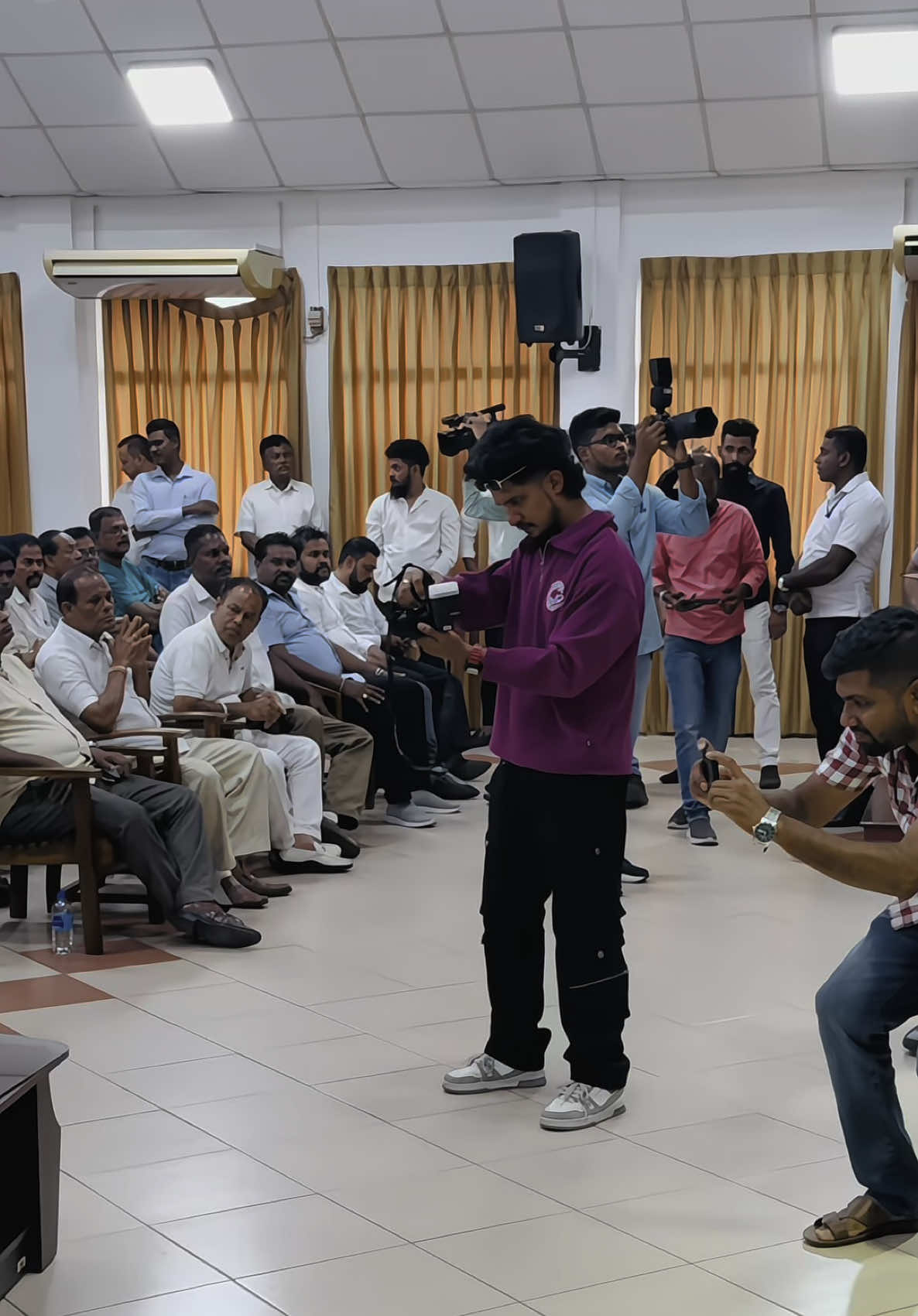 A post by @dusky_boii on TikTok caption: Shoot for @Sajith Premadasa 