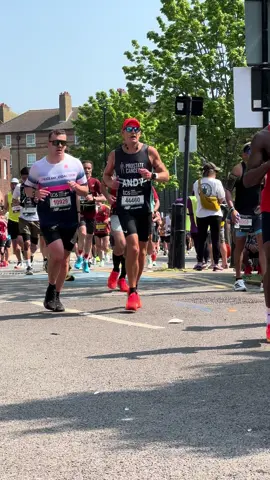 A post by @taz1518 on TikTok caption: London marathon 2025