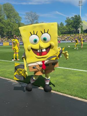 A post by @bvb on TikTok caption: Spongebob in der Roten Erde vor GTA 6 🧽 @SpongeBob @Plutotvde 