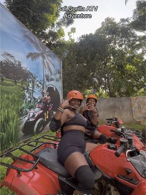 A post by @jaiandmira on TikTok caption: Riding ATV’s through the Bali Jungle🌴🌳💨💕 #bali 