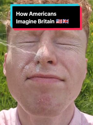 A post by @jjeverettrose on TikTok caption: How Americans imagine Britain 🇺🇸🇬🇧 #fyp #foryou #relate #america #britain #butler 