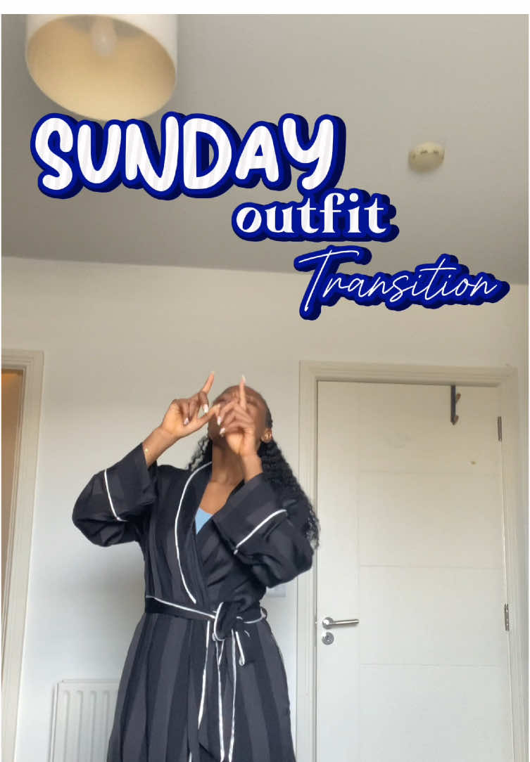 A post by @damipepe on TikTok caption: Got inspired by @Michelle Erimakonosines Sunday outfit transitions and actually had so much fun creating this 😂❤️.  Vibed to one of my favourite songs right now ‘DUPE’ by @Yimika DAkinson ❤️ The outfit is from @T5S Fashion, necklace from @Lovisa, Bag from Aldo 🥰 #sundaybest #fyp #ootdinspo 