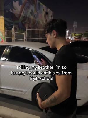 A post by @99julianandjovani on TikTok caption: So hungry my bad bro☠️