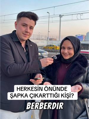 A post by @semihvarol on TikTok caption: Herkesin önünde şapka çıkarttığı kişi kimdir? 🎩#svfc #sokakröportajları 