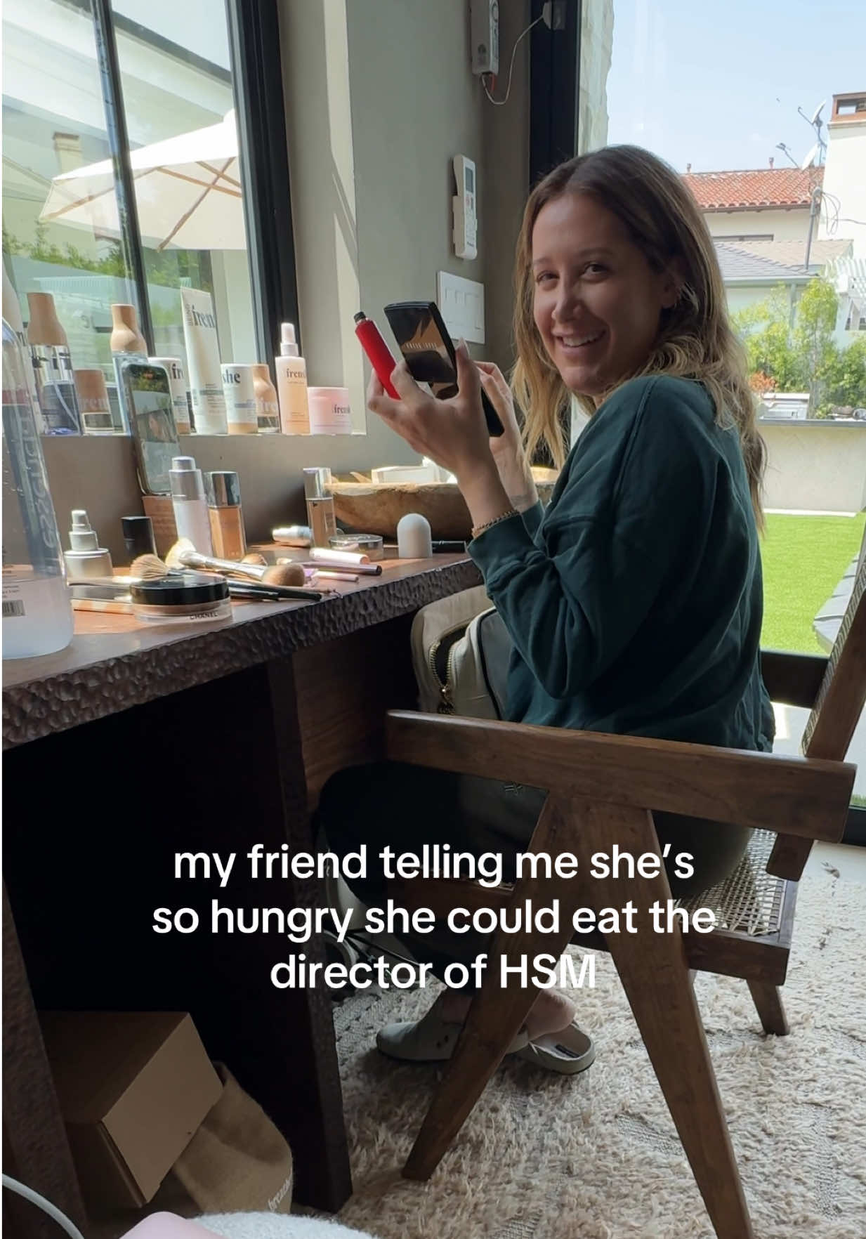 A post by @ashleytisdale on TikTok caption: Not me thinking Ortega was a snack brand
