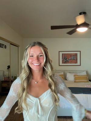 A post by @emilysentner on TikTok caption: living a actual dream #stagecoach #transition 