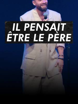 A post by @ninoarial on TikTok caption: Il pensait être le père 🎟️ En spectacle à Paris et dans toute la France 🎟️  C’est qui la meilleure réponse à « est ce que c’est ton enfant ? » ?  #standup #humour #humoriste #impro #standupcomedy #spectacle #comedy #couple #ninoarial #mariage 