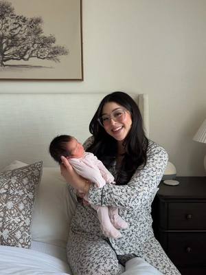 A post by @edithxbella on TikTok caption: soaking up every second with Amelia 🌷
