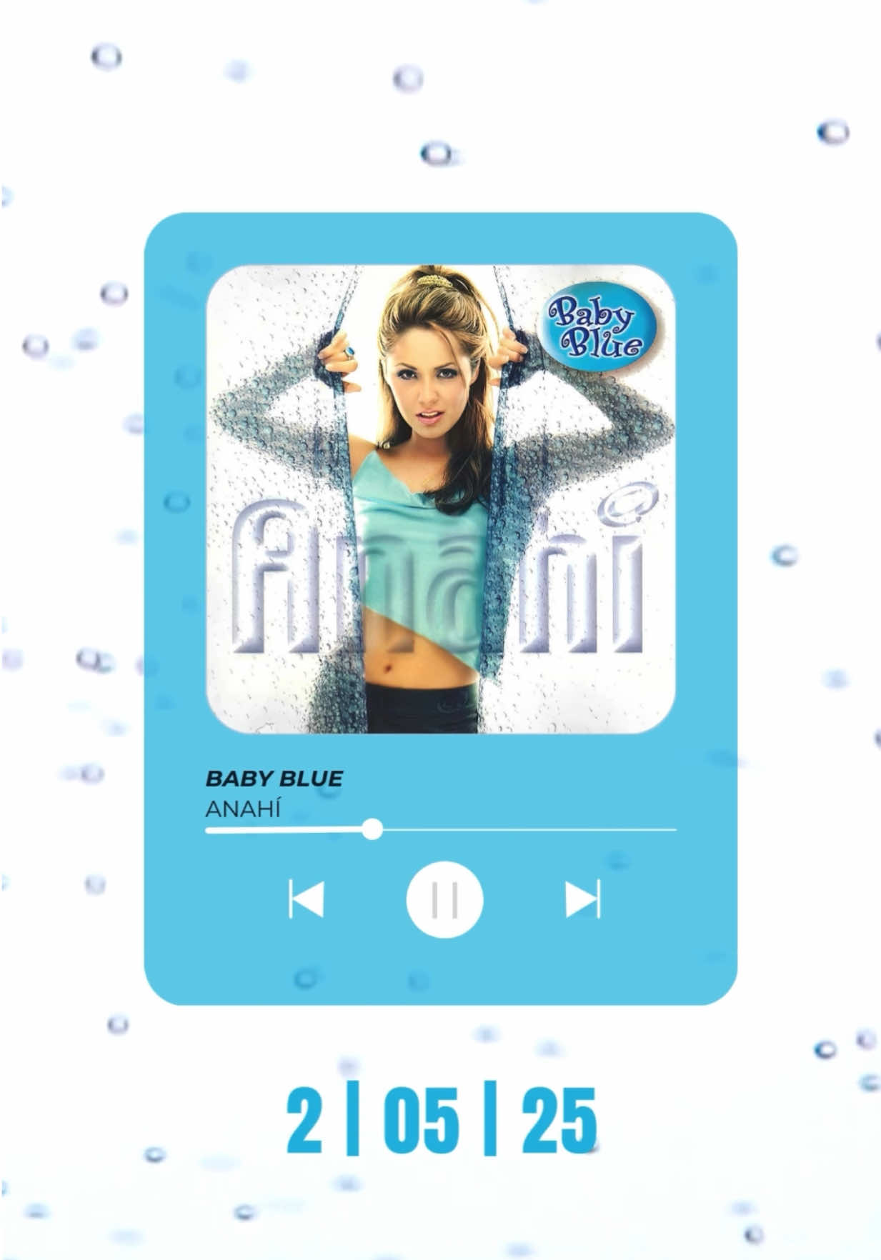 A post by @estanahi on TikTok caption: ¡PRE-SAVE #BabyBlue ! 💙. https://UniversalMusicMexico.lnk.to/babyblue