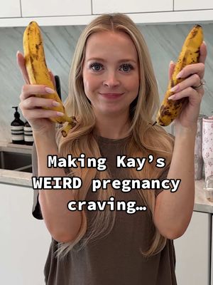 A post by @kayandtayofficial on TikTok caption: Based on her reaction, I think Kay and Ellie liked it! 😂🤤 backstory ::: One thing I love doing is cooking for Kay! Whenever I can, I like to make things for us! And one of my favorite things to make, is her cravings! She comes up with the most wacky cravings! And it’s always a challenge to try and make her craving come to life! This time she was craving some kind of pancake banana breakfast taco! So I did my best to make pancake batter from scratch using her old bananas, and then cook up the rest of the breakfast stuff for her! I got it all put together into a “paco” and I brought it to Ellie and Kay! She was so excited to try it, and based on their reactions, I think they actually liked it! 🤣 #kayandtayofficial #couples #relationships #pregnant #postpartum 
