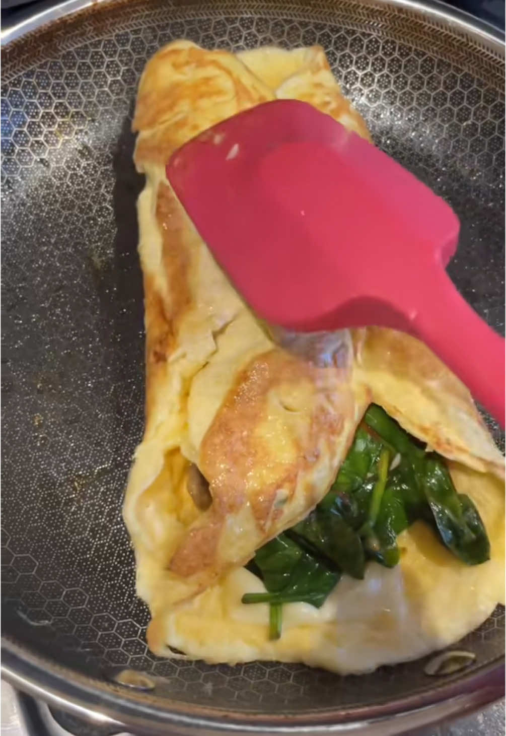 A post by @daddymaycooks on TikTok caption: #onthisday still love my @HexClad pans! @Gordon Ramsay #fyp #foryou #viral #daddymaycooks #mayfamily #daddymay #dinner #omlette #gifted