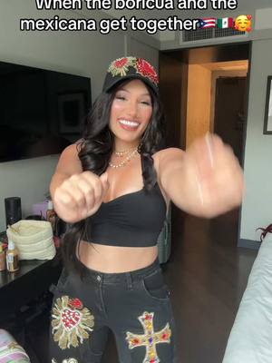 A post by @candylover89 on TikTok caption: Ya tu sabes! Latina babes 🇵🇷🇲🇽❤️ love you so much @Geraldine Moreno #candylover89 #latina #boricua #puertorico #mexico #mexicana #friends