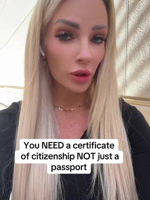 A post by @attorneymartinez on TikTok caption: This is for people born ABROAD who derived citizenship through their US citizen parent. This does NOT apply to US born citizens or people who naturalized formally
