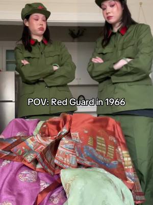 A post by @mochihanfu on TikTok caption: And thats how we lost a lot of artifacts! 😍 #historylesson #redguard #china #skit 