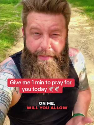 A post by @holybeardz on TikTok caption: Give me 1 min to pray for you today #pray #praying #holyspirit #fyp #holyghost #needprayers #fypシ #prayed #nevergiveup  