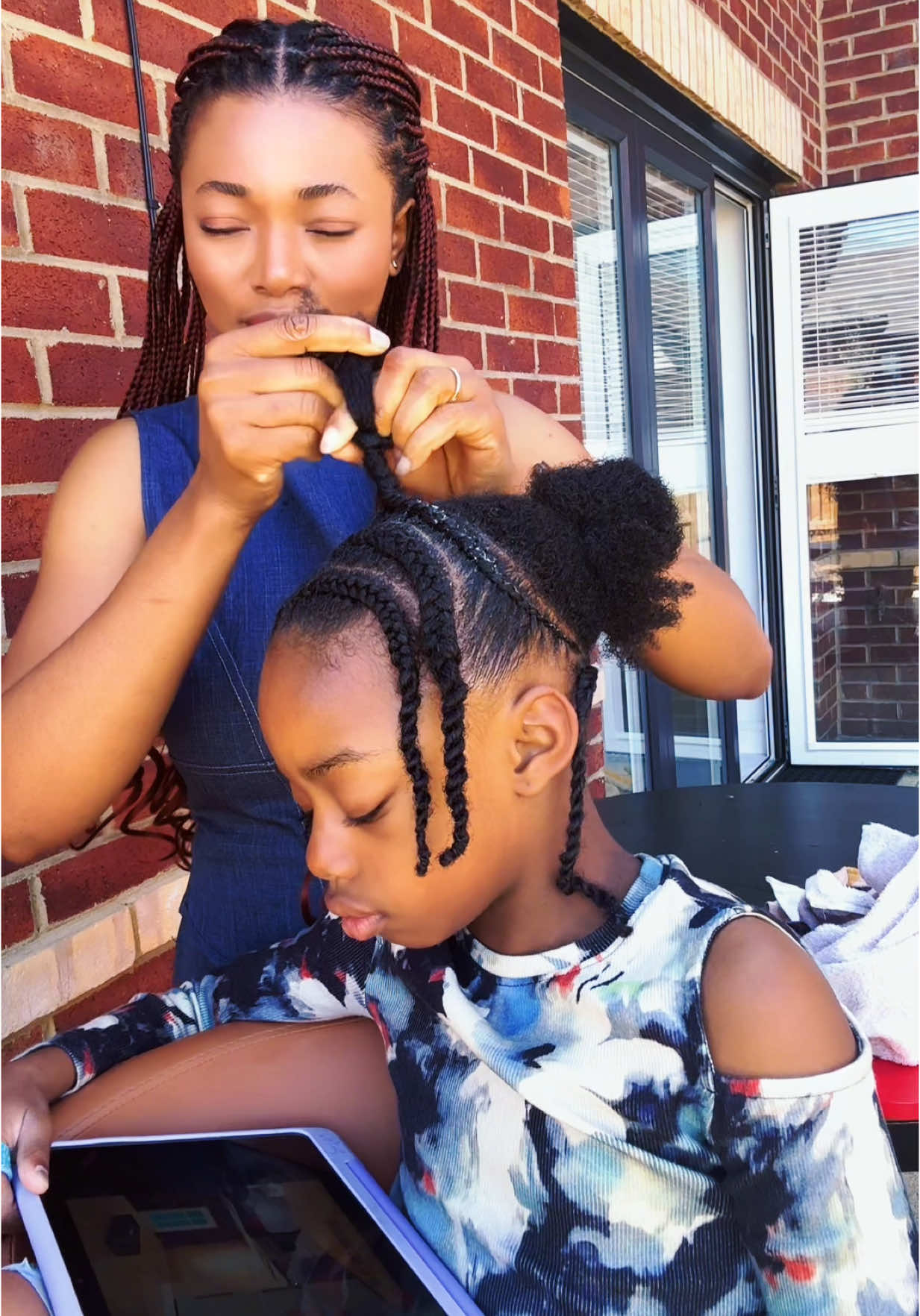 A post by @olivia_chukwu on TikTok caption: Beautiful kids hairstyle 😍 #olivia_chukwu #naturalhair #hairstyle 