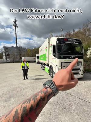 A post by @reneschmock on TikTok caption: Anzeige wusstet ihr das? Das kann Leben retten @DB SCHENKER #toterwinkel 
