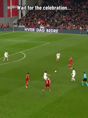 A post by @euro2024 on TikTok caption: Rasmus Højlund emulating his hero ❤️ #rasmushøjlund #siuuuu 