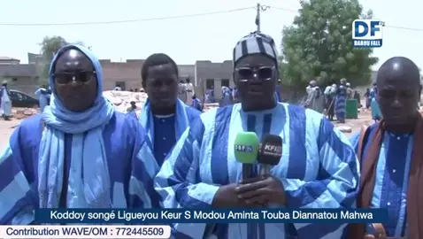 A post by @ndeyendigueulfall on TikTok caption: #yayefallndigueulélémentbayam @BeLeL Hijaab 🧕🏽 @Ndém création 🩵🖤🩵🖤🩵🖤 @Le prince bayou goor🖤🤍 @Moustah92🇸🇳🔁🇧🇷 liguey Keur Serigne Modou Aminta Fall fa dianatou seuteu yi diko deff loussi way meune rk
