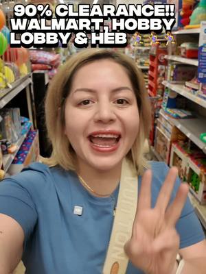 A post by @brodiesaves on TikTok caption: 90% off clearance 🏃‍♀️🏃‍♀️ Walmart, Hobby Lobby & HEB 🏃‍♀️🔥 #walmartclearance  #hebdeals  #hobbylobbyfinds #budgetshopping 