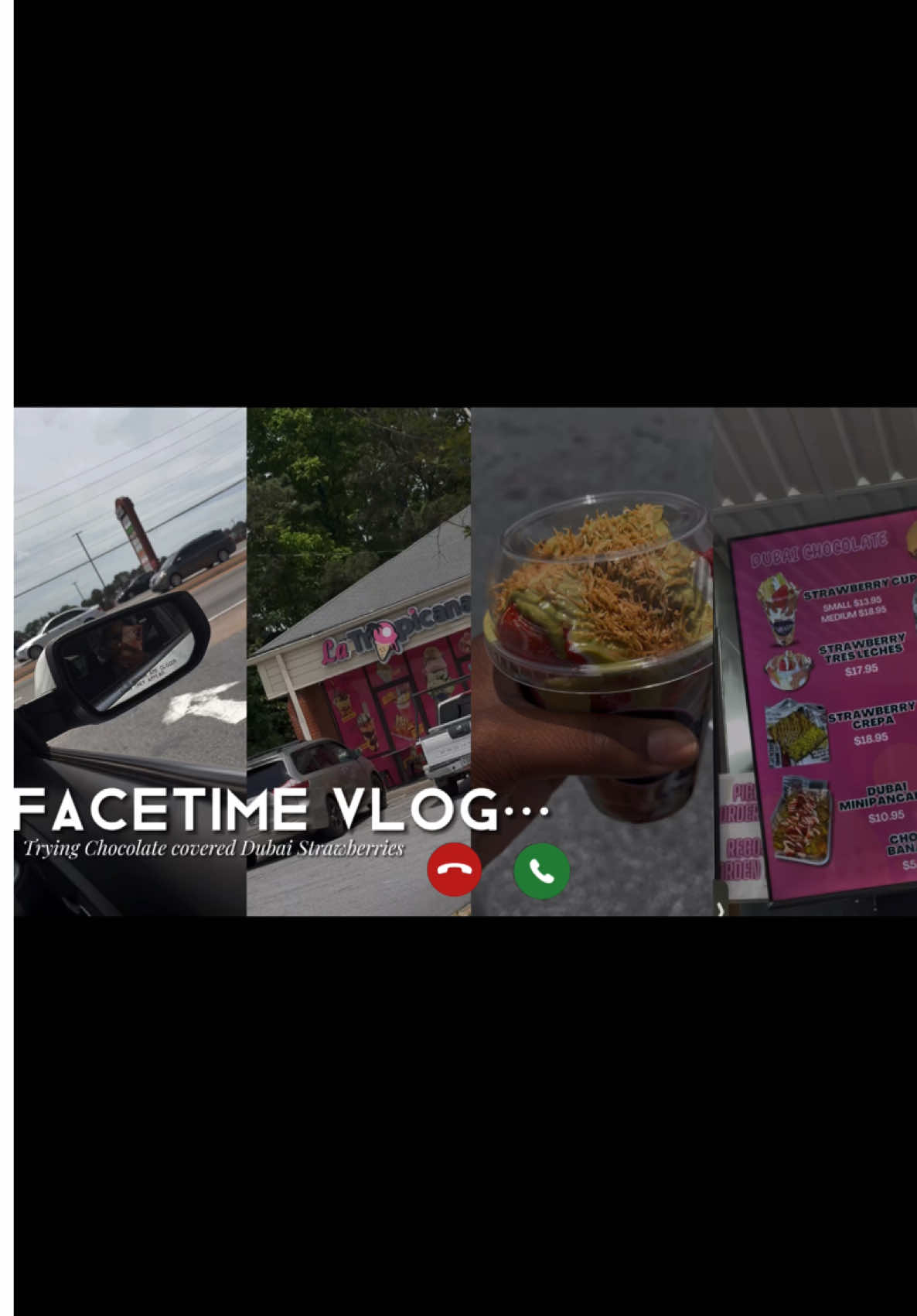 A post by @monaeeethegoat on TikTok caption: “Tasting luxury: Are they worth the hype? #VlogLife #DubaiTreats”#MomTok #FYP #Dayinthelife 