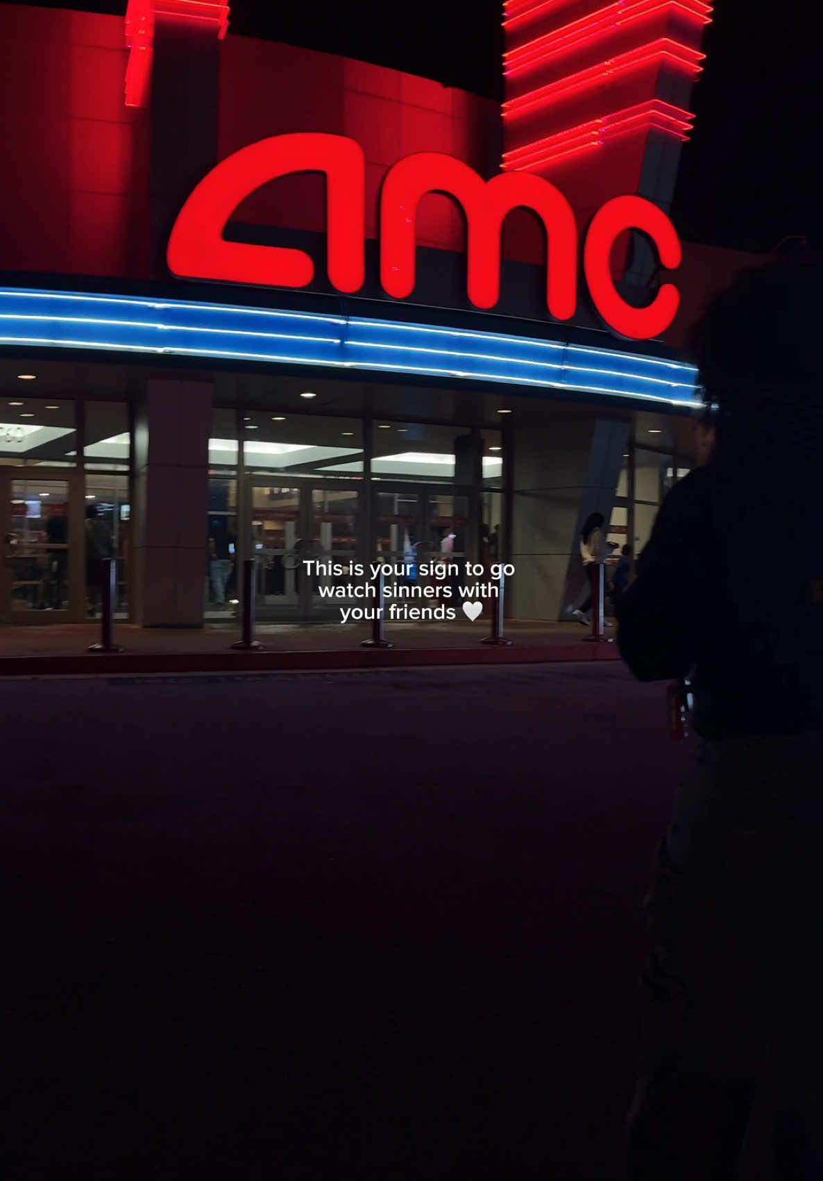 A post by @makaylashykia on TikTok caption: 10/10 movie . I wanna watch again lol #fyp #sinners #friendsdate #movienight #viral #fypシ 