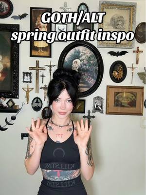 A post by @thelifeofc__ on TikTok caption: long time no see ghouls 🦇 dress from @Marcella NYC (code THELIFEOFC_ for a discount!!) ALL LINKS will be on my LTK 🖤 #gothspring #gothspringoutfit #gothoutfitinspo #gothoutfit #gothfit #altspringoutfits #gothsummer #softgoth #softgothoutfit #allblackoutfit #corsetoutfits #corsetoutfit #gothdress #platformsandals 