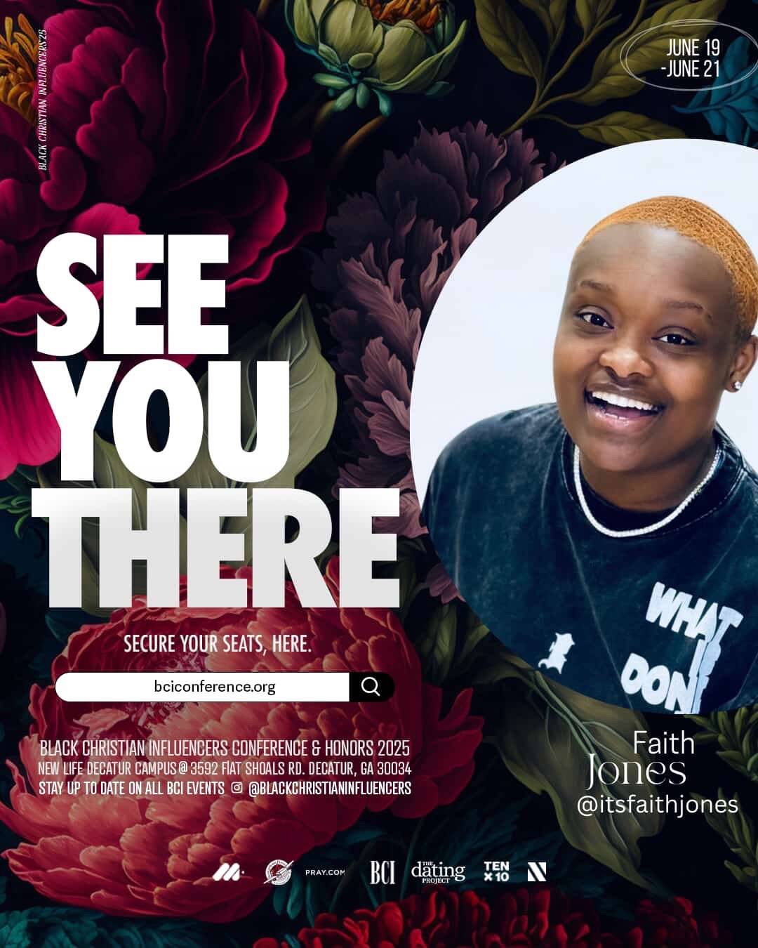 A post by @itsfaithjones__ on TikTok caption: HUGE ANNOUNCEMENT!! I’m so excited to share that I will be attending the BCI Conference/honors this year (2025) in Decatur, Georgia — as a SPECIAL GUEST!! This is my very first conference and it’s crazy because just last year, I was attending as an assistant for my best friend. Now, fast forward, and I’m a special guest in the conference! I’m beyond grateful for this journey and can’t wait to experience it all! Stay tuned — this is only the beginning! Don’t be the one watching everybody else’s recap wishing you made the move. GO GET YOUR TICKETS 🎟️! June 18th-21st!  Use code BCILOVE for $50 off your ticket (VIP is almost sold out. GA isn’t far behind.) Come for the laughs, the link-ups, the worship, the wisdom, and amazing photo ops. (And yes — it’s Juneteenth weekend. You’re officially out of excuses.) More info on my instagram @itsfaithjones__  #fyp #BCI
