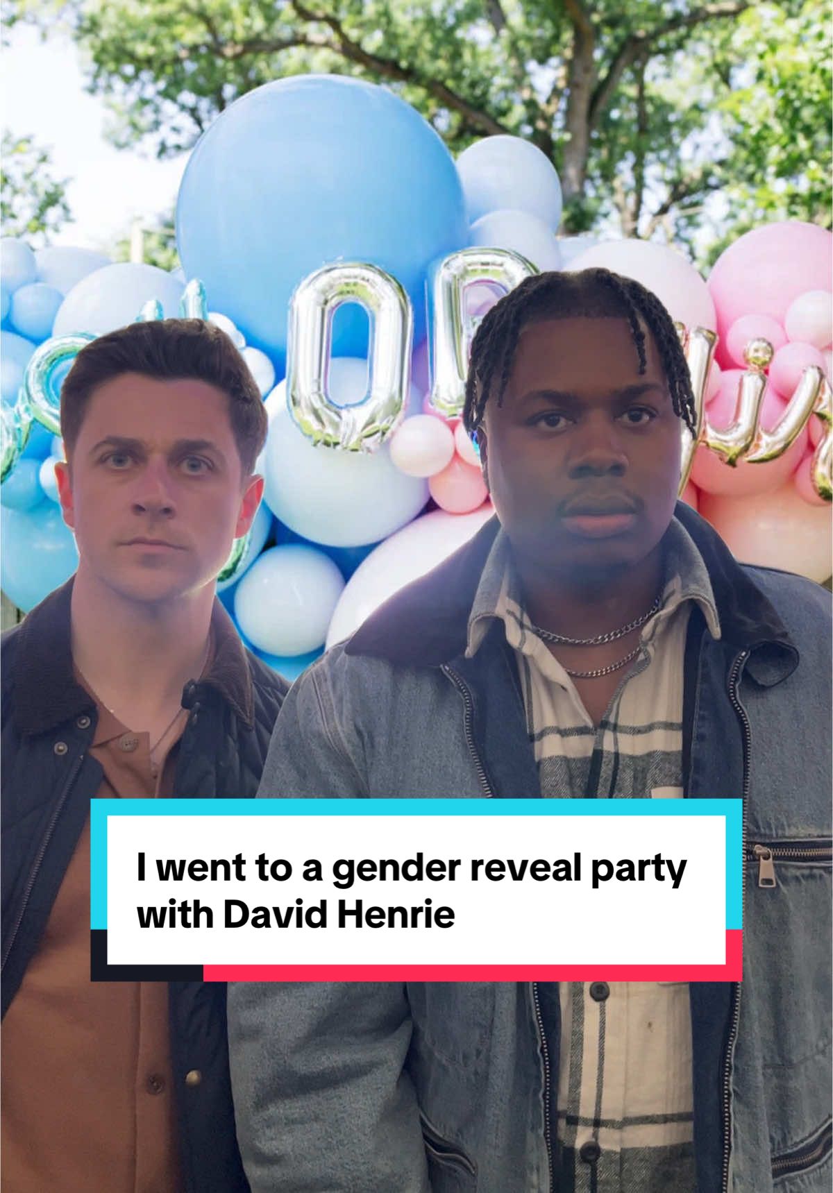 A post by @iamjonathanpeter on TikTok caption: Gender reveals aren’t for us..