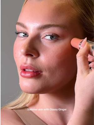 A post by @hauslabs on TikTok caption: Our new go-to for sun-kissed cheeks + a flush of color to lips with Color Fuse Blush Balm in NEW Glassy Ginger ✨ Available NOW exclusively on the @sephora + @sephoracanada apps