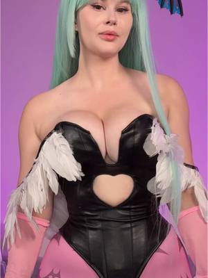 A post by @jennkindaexists on TikTok caption: Morrigan op #fyp #fypシ #morrigan #morriganaensland #lvlup #foryoupage #cosplay 