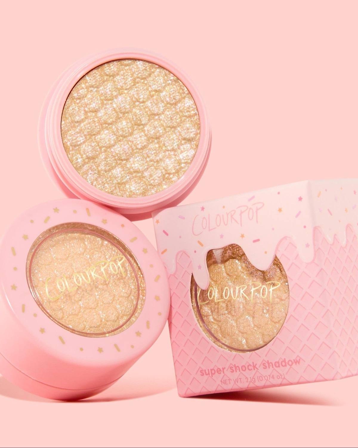 A post by @colourpopco on TikTok caption: Let the birthday festivities begin! 🎉🌈🎂 To celebrate 11 sweet years of ColourPop, starting on May 1st, every order on TikTok Shop receives a limited-edition Super Shock Shadow as a free gift with purchase. 🧁 This Super Shock Shadow has no shade colour, it's just alllll multicolour sparkle! ✨ It will only be available while supplies last so get your wallets ready. 🍦