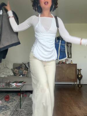 A post by @chicgyalxx on TikTok caption: I stained my jeans with make up :(