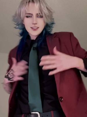 A post by @goldenraetio on TikTok caption: guys i swear i will cosplay someone else now🙏  #michaelkaiser #bluelock #bluelockedit #bllk #fypシ 
