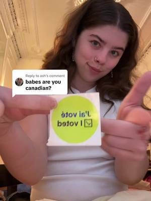 A post by @grapejuicenads on TikTok caption: Replying to @ash ayeeeee it's a beautiful day to exercise your right 2 vote 😘