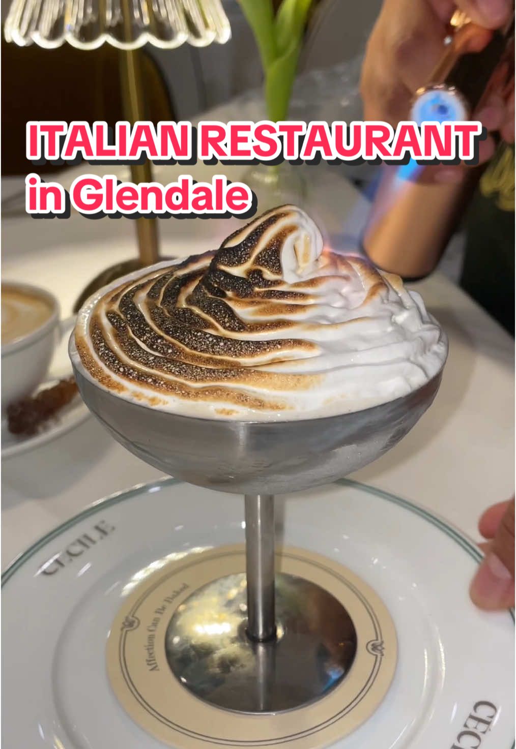 A post by @losangeles_eats on TikTok caption: @Cecile trattoria 🇮🇹😍 118 S Brand Blvd, Glendale, CA 91205 