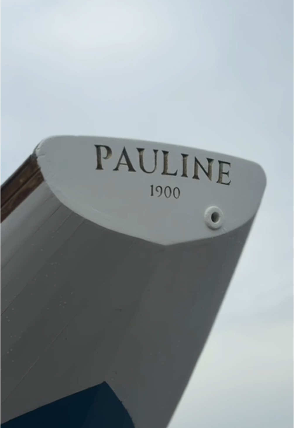 A post by @pintofplane on TikTok caption: Pauline #woodwork #carving #boat #ireland #carving #howth #howth17 